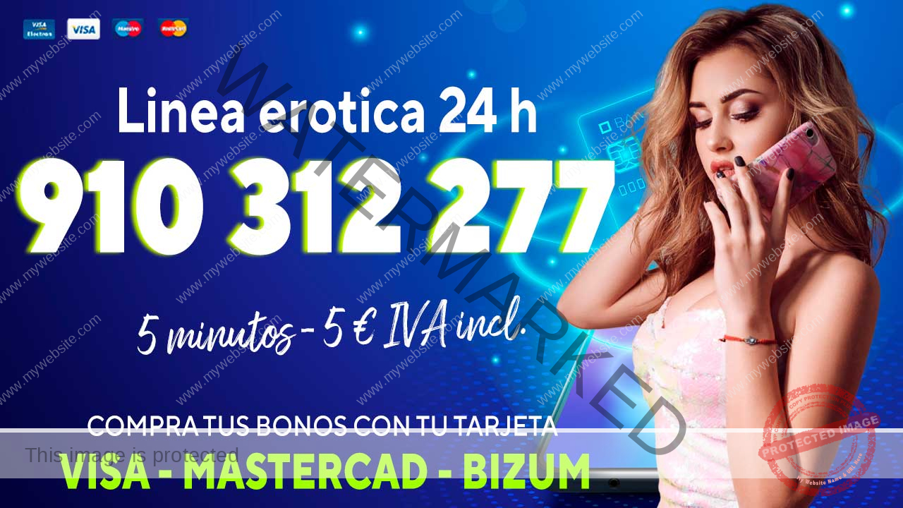 Linea erotica Visa【 Comprar minutos con Tarjeta 】